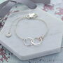 21st Birthday Personalised Infinity Link Bracelet, thumbnail 1 of 5