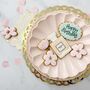 'Happy Birthday' Blossom Iced Biscuit Box, thumbnail 1 of 2