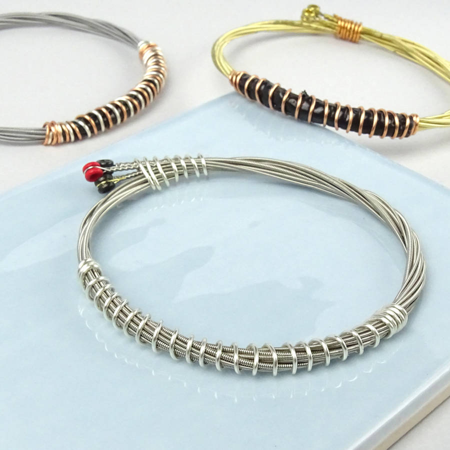 guitar string bracelet / wristband by charlie boots ...