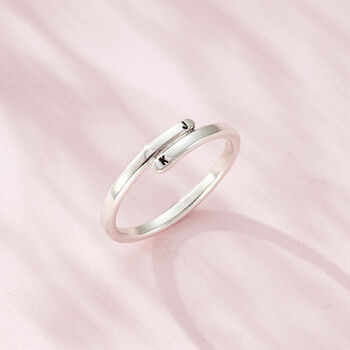 Personalised Stacker Open Ring, 6 of 9