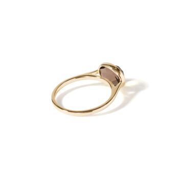 Yellow Gold Oval Briolette Cut Rings, 10 of 11
