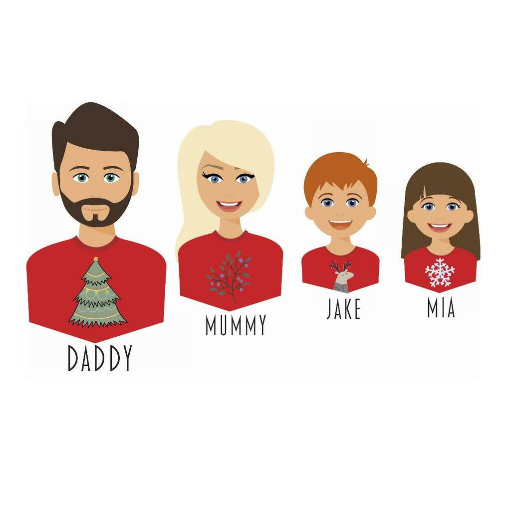 Personalised Christmas Emoji Party Bags By Pear Derbyshire