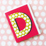 Mini D Alphabet Card, thumbnail 1 of 5