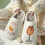 Its Spritz O Clock Embroidered Slippers, thumbnail 2 of 6