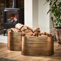 Fireplace Kindling Storage Buckets With Handles, thumbnail 1 of 5
