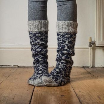 Hand Knitted Christmas Socks, 3 of 3