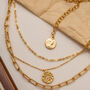 Twinkle Coin 18ct Gold Plated Necklace Set, thumbnail 1 of 9