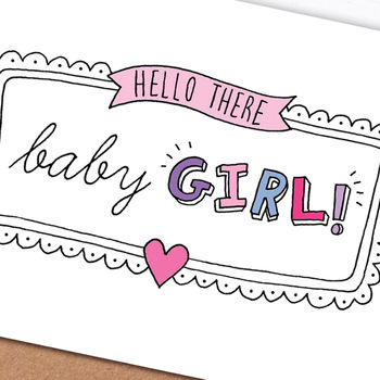 New Baby Girl Card, 2 of 3