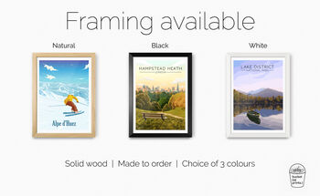Wimbledon Common Travel Poster Art Print, 8 of 8