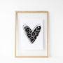 Leopard Print Heart Print, thumbnail 1 of 4