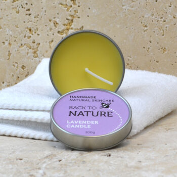 Lavender Natural Aromatherapy Candle, 3 of 5