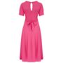 Cindy Dress In Raspberry Vintage 1940s Style, thumbnail 2 of 3