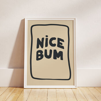 Nice Bum Bathroom Print, 5 of 7