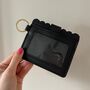 Personalised Scalloped Card Travel Card Holder, thumbnail 2 of 4