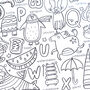 Alphabet Giant Colouring Activity Poster, thumbnail 5 of 9