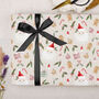 Three Sheets Of Father Christmas Wrapping Paper, thumbnail 1 of 2