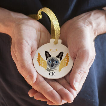 Personalised Cat Memorial Ornament, 3 of 12