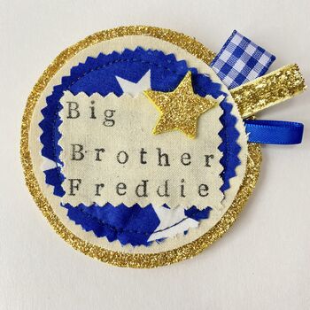 Personalised Big Brother / Sister Badge Pin, 8 of 12