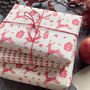 Christmas Scandi Style Paper Fibre Wrapping Paper Set, thumbnail 10 of 12