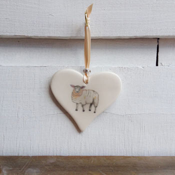 Farmyard Animal Ceramic Heart, 8 of 10