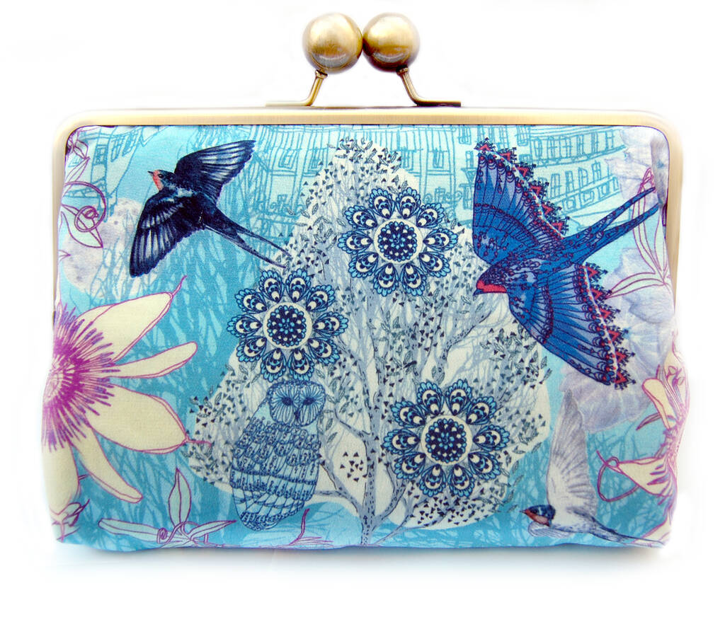 Passion Blue Clutch Bag By Armitage Design | notonthehighstreet.com