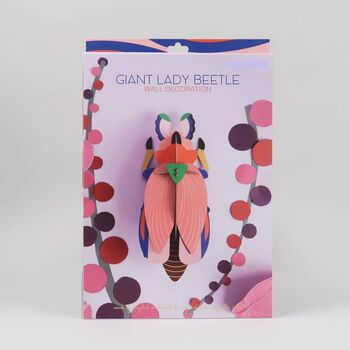 Giant Lady Beetle Slot Together Wall Decoration, 3 of 5