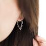 Sterling Silver Harmony Hoops, thumbnail 7 of 8