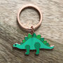 Stegosaurus Keyring Gift For Dinosaur Lover, thumbnail 2 of 3