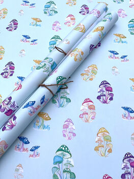 Mushroom Wrapping Paper, 4 of 9