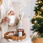 Botanical Christmas Joy Candle Gift Scented With Pure Essential Oils, thumbnail 2 of 11