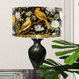 Bird Lampshade In Black And Gold, Golden Aviary, thumbnail 4 of 7