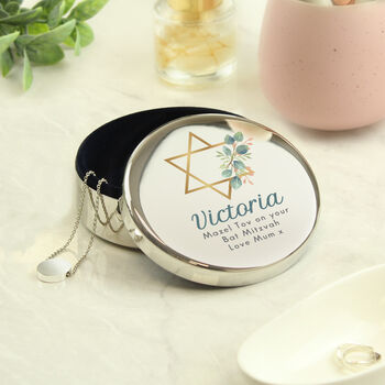 Bat Mitzvah Custom Trinket Keepsake Box, 2 of 3