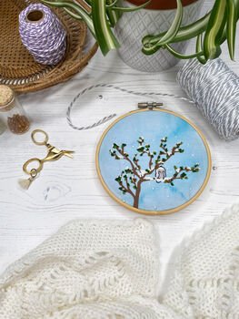 Winter Tree Embroidery Kit, 6 of 9