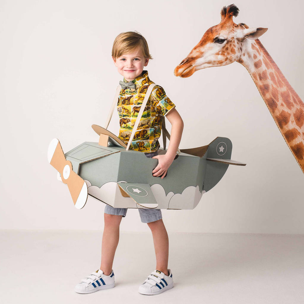 imagination cardboard airplane costume by mister tody ...