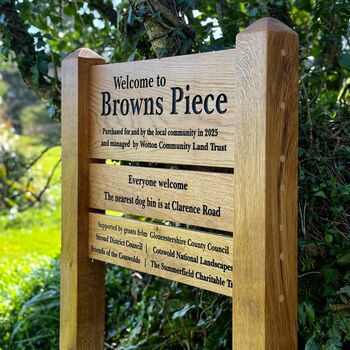 Premium Entrance Ladder Signage With A Mortised Joint, 5 of 12