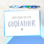 Godfather Father's Day Card, thumbnail 1 of 3