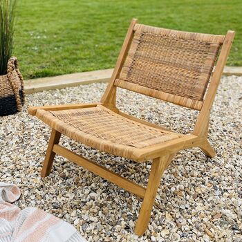 Rattan Lounger Chair, 2 of 6
