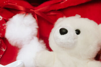 Christmas Snuggle Hoodie And Reindeer Nightie Polar Bear Teddy Gift Box / Christmas Eve Box, 4 of 8