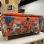 Storage Ottoman In Emma Shipley Lost World Red, thumbnail 1 of 4