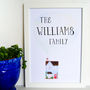 Personalised Family Home Art Print, thumbnail 9 of 10