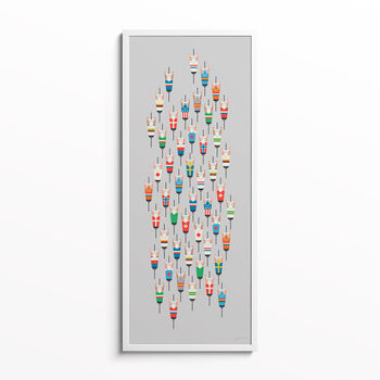 Bicycle Wall Art, Peloton Bike Poster, Cycling Dad Gift, 7 of 8