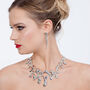 925 Sterling Silver Large Statement Splash Necklace, thumbnail 4 of 5