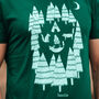 Organic Men's Foxes In The Forest T Shirt, thumbnail 3 of 5