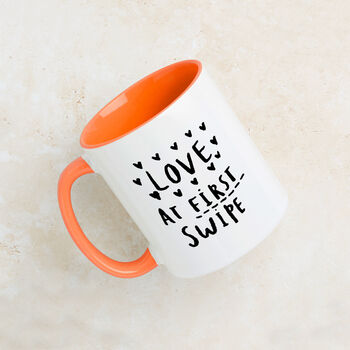 Love At First Swipe Online Dating Mug, 2 of 9