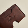 Personalised Men's Leather Card Holder, thumbnail 3 of 5