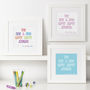 Personalised Quote And Word Prints For Children, thumbnail 5 of 10