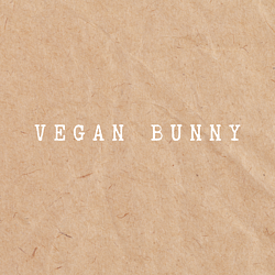Vegan Bunny Logo text