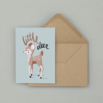 Little Deer Greetings Card, 2 of 4