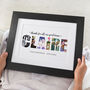 Personalised Photos Inside Name Word Art, thumbnail 1 of 12