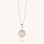 Ellen Rice Pearl Necklace Sterling Silver, thumbnail 2 of 4